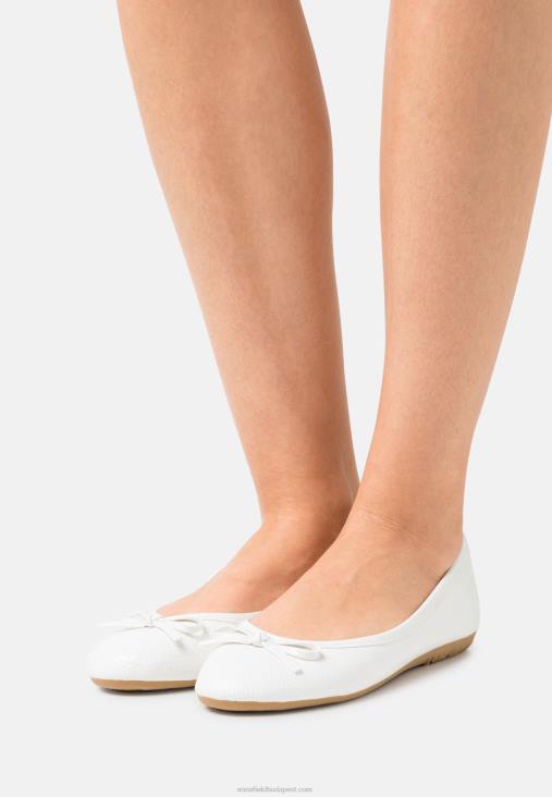 Anna Field nők 2 csomagos balettpumpa fekete/fehér RTVD2101