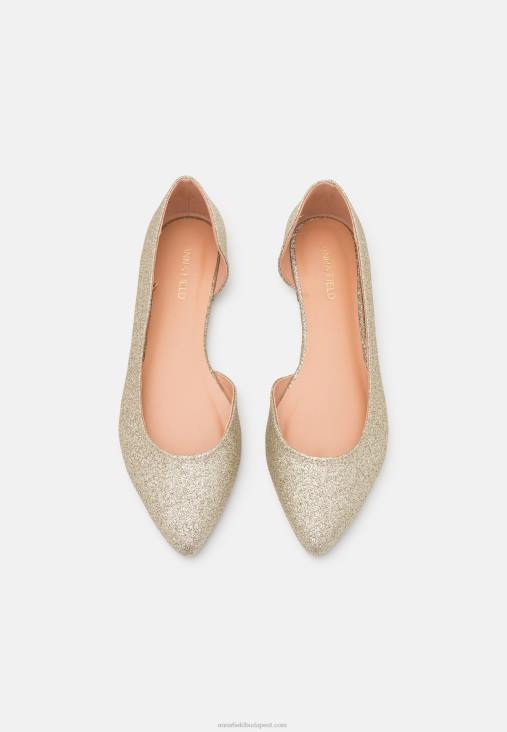 Anna Field nők balett pumpák arany RTVD2146