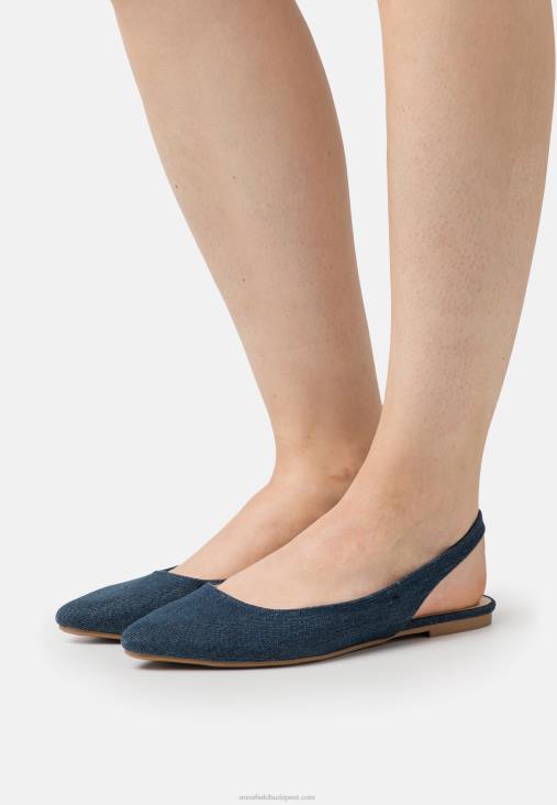 Anna Field nők slingback balettpumpák kék RTVD2183
