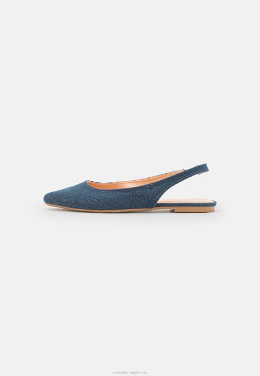 Anna Field nők slingback balettpumpák kék RTVD2183
