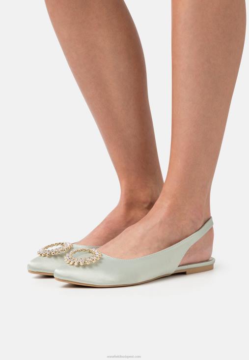 Anna Field nők slingback balettpumpák zöld RTVD2186