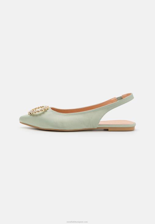Anna Field nők slingback balettpumpák zöld RTVD2186