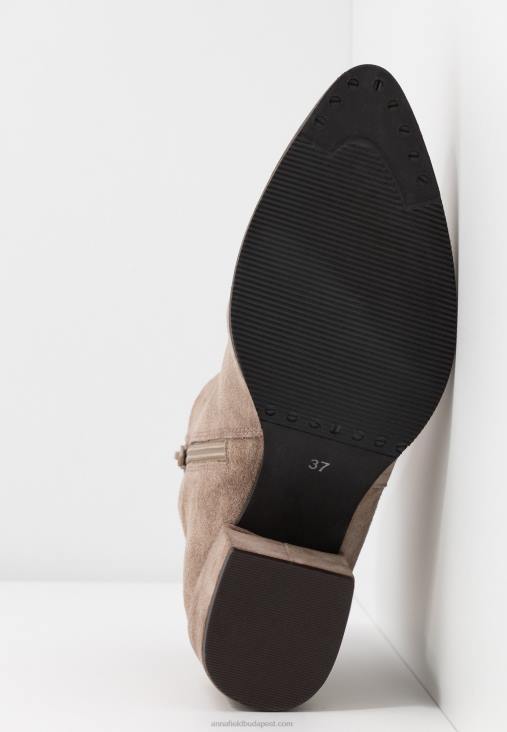 Anna Field nők bőr bokacsizma bézs RTVD1931