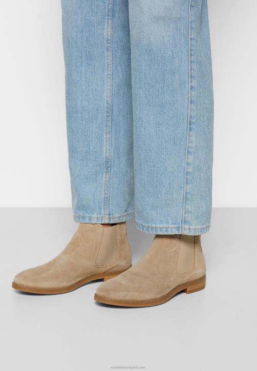 Anna Field nők bőr bokacsizma bézs RTVD2005