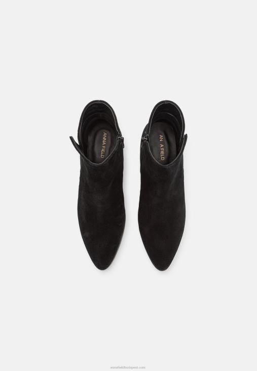 Anna Field nők bőr bokacsizma fekete RTVD1978