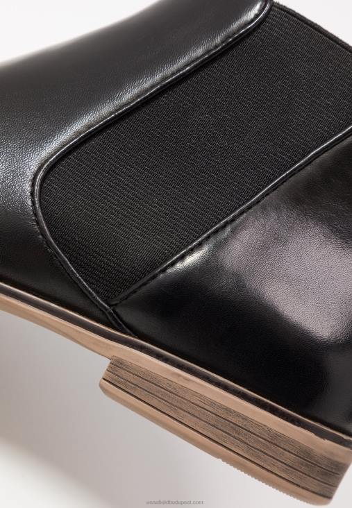 Anna Field nők bőr bokacsizma fekete RTVD2002