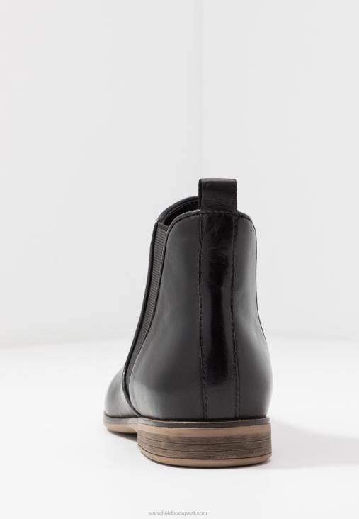 Anna Field nők bőr bokacsizma fekete RTVD2002