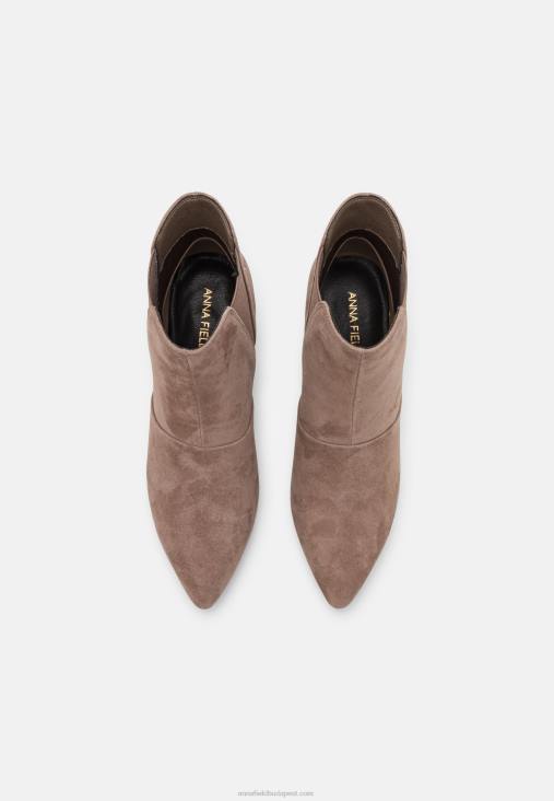 Anna Field nők bőr bokacsizma taupe RTVD1898