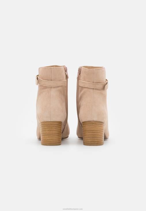 Anna Field nők bőr klasszikus bokacsizma bézs RTVD1962