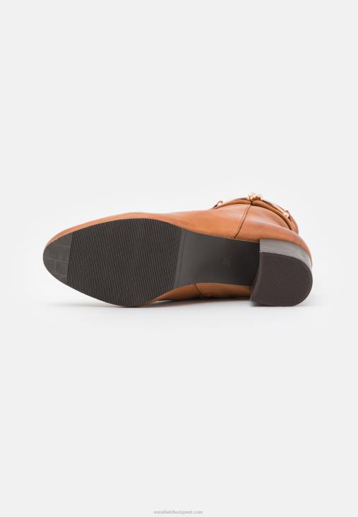 Anna Field nők bőr klasszikus bokacsizma konyak RTVD1957