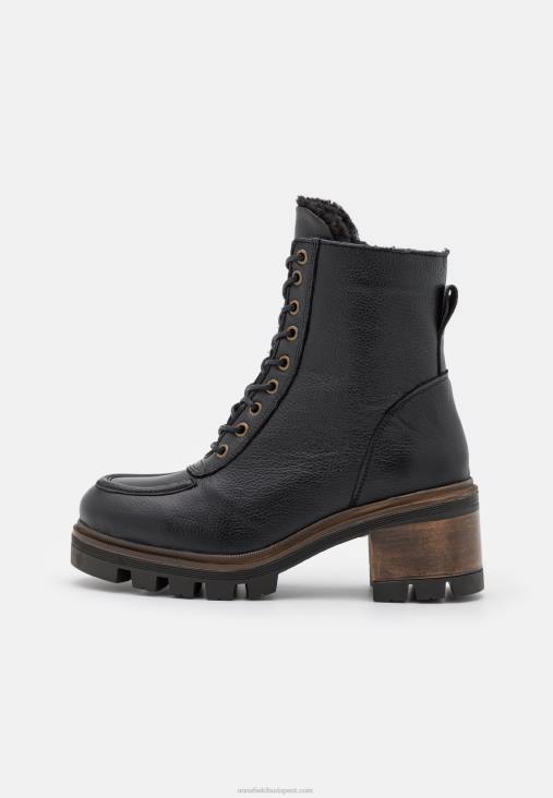 Anna Field nők bőr téli csizma téli csizma fekete RTVD2036