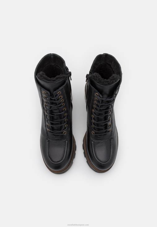 Anna Field nők bőr téli csizma téli csizma fekete RTVD2036