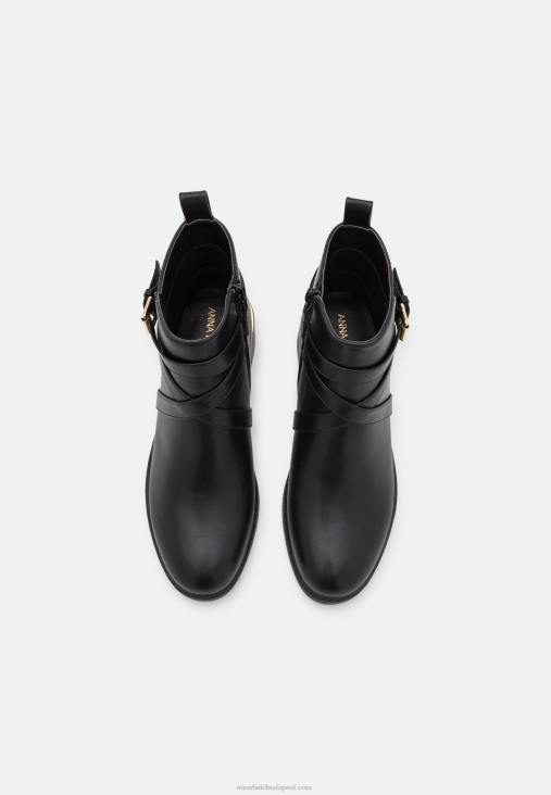 Anna Field nők bokacsizma fekete RTVD2011