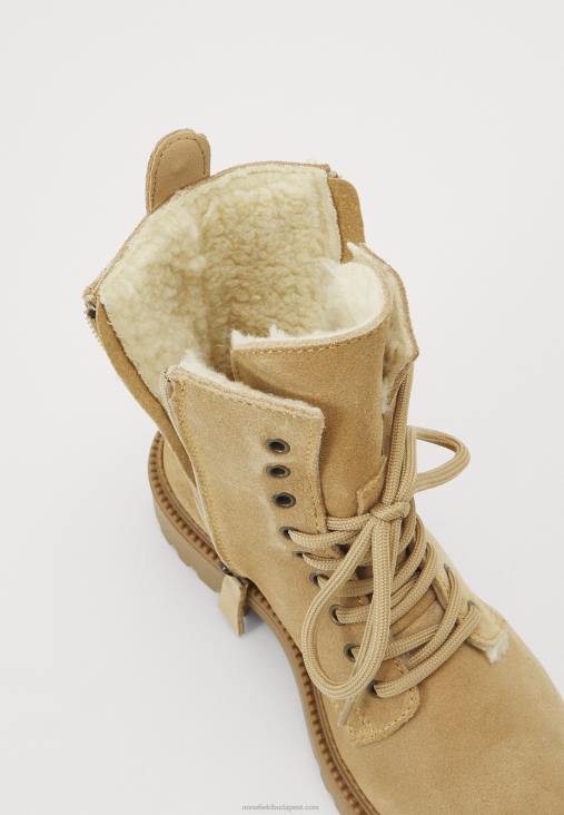 Anna Field nők fűzős bokacsizma bézs RTVD2028