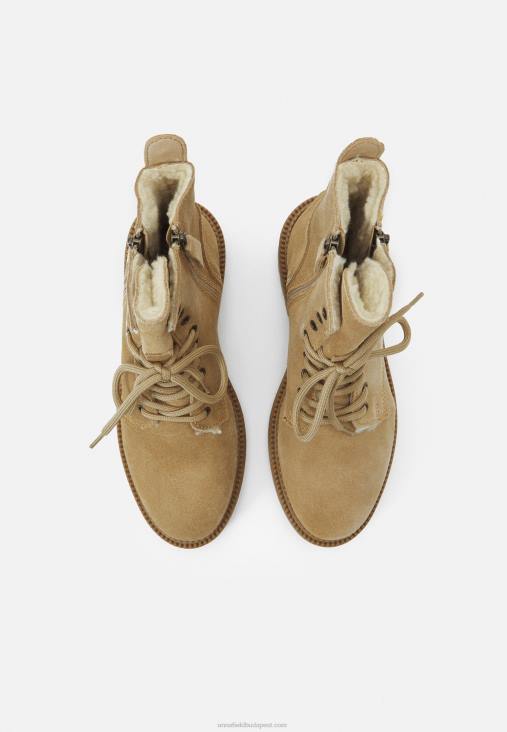 Anna Field nők fűzős bokacsizma bézs RTVD2028