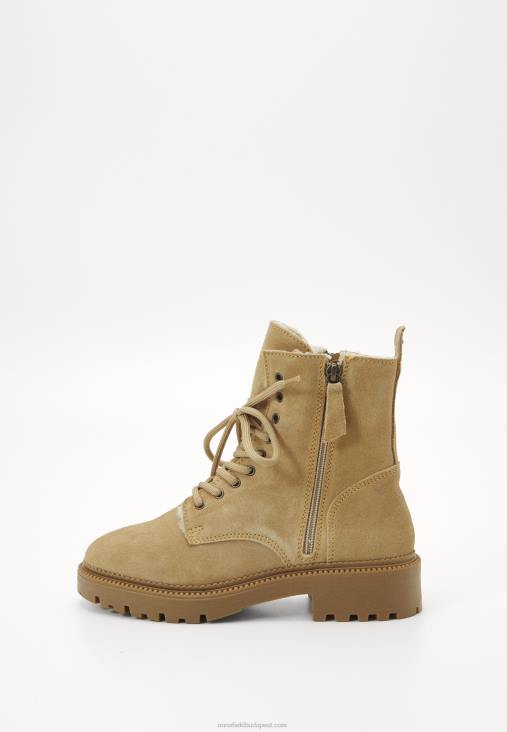 Anna Field nők fűzős bokacsizma bézs RTVD2028