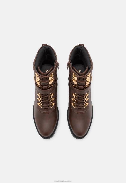 Anna Field nők fűzős bokacsizma barna RTVD1921