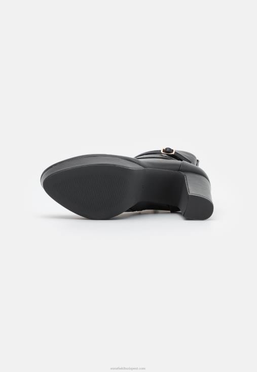 Anna Field nők fűzős bokacsizma fekete RTVD2020