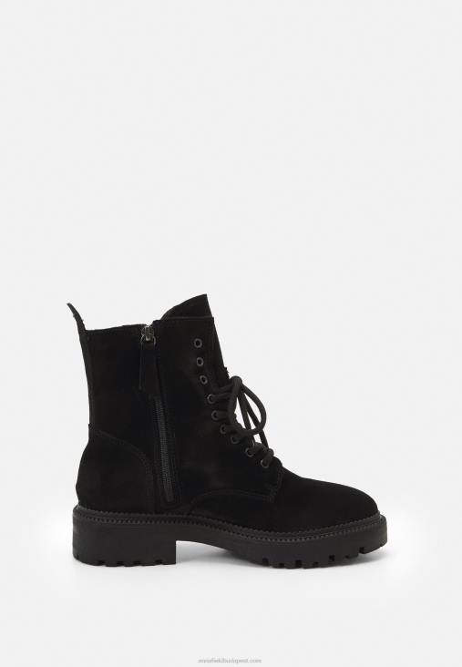 Anna Field nők fűzős bokacsizma fekete RTVD2038