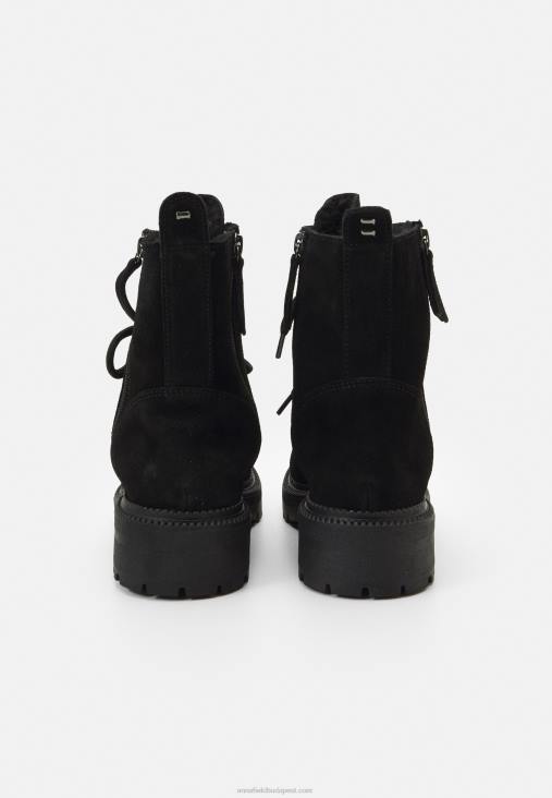 Anna Field nők fűzős bokacsizma fekete RTVD2038