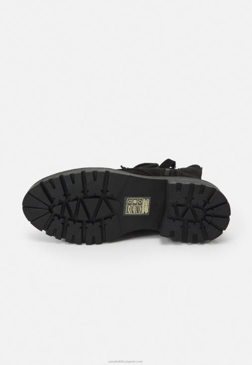 Anna Field nők fűzős bokacsizma fekete RTVD2038