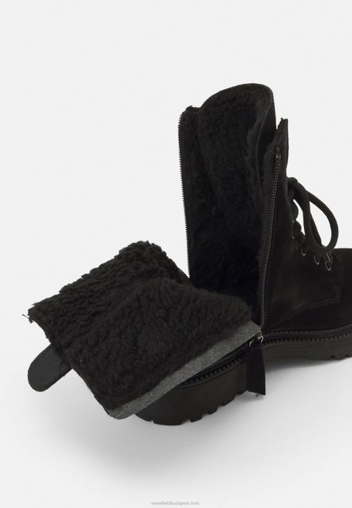 Anna Field nők fűzős bokacsizma fekete RTVD2038