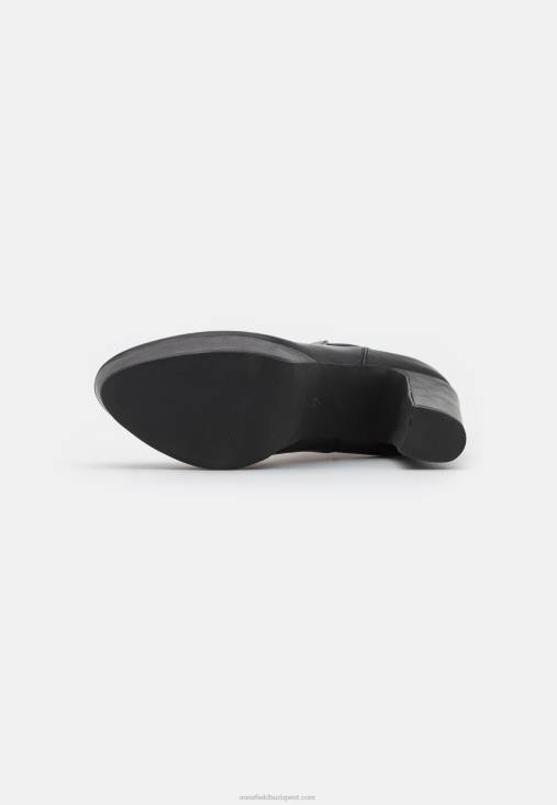 Anna Field nők fekete platformos bokacsizma RTVD2061