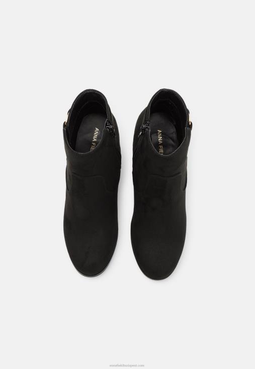 Anna Field nők ék bokacsizma fekete RTVD1897