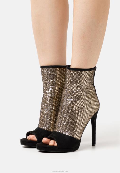 Anna Field nők klasszikus arany bokacsizma RTVD1915