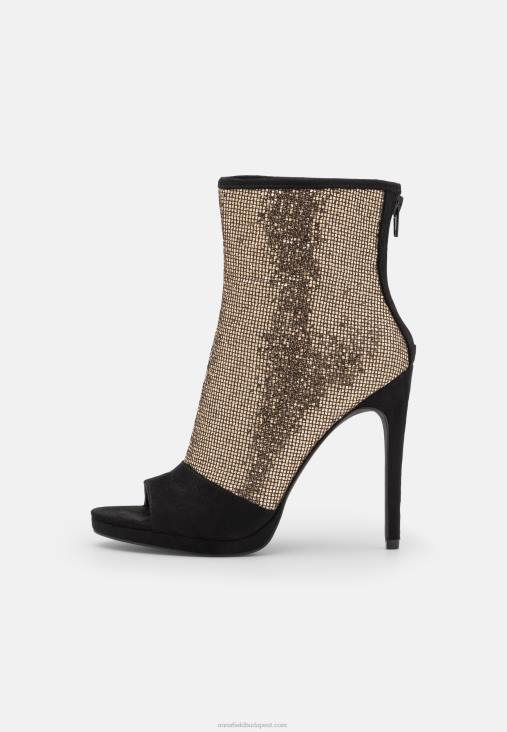 Anna Field nők klasszikus arany bokacsizma RTVD1915