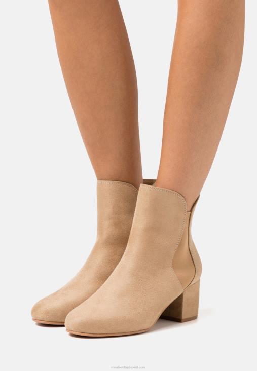 Anna Field nők klasszikus bézs bokacsizma RTVD1892