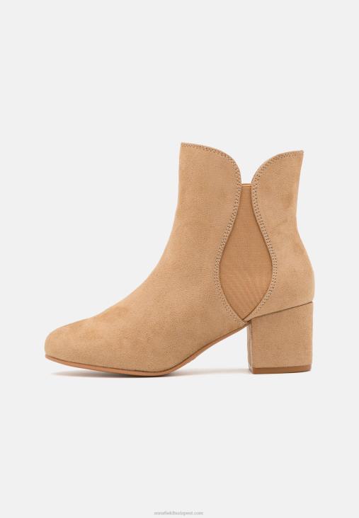 Anna Field nők klasszikus bézs bokacsizma RTVD1892