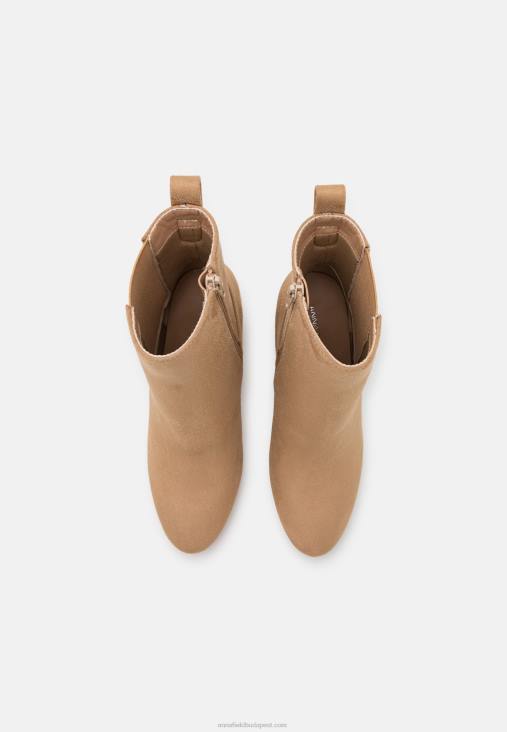 Anna Field nők klasszikus bézs bokacsizma RTVD1937