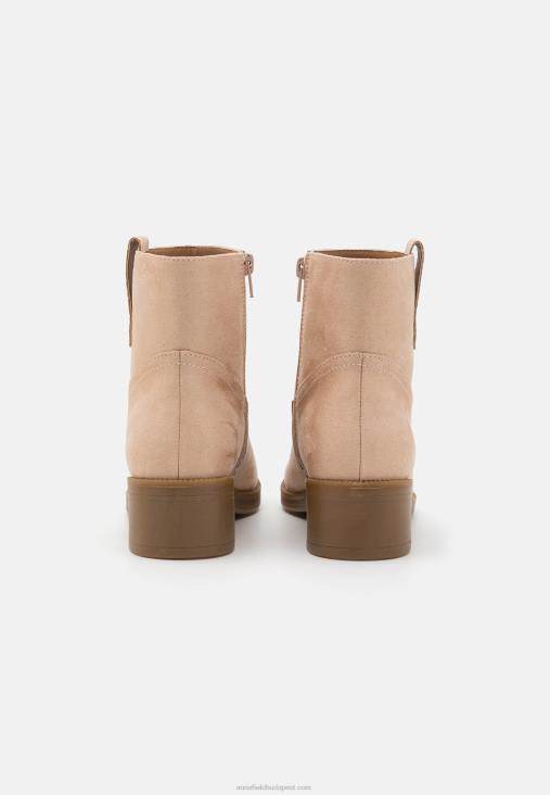 Anna Field nők klasszikus bézs bokacsizma RTVD1942