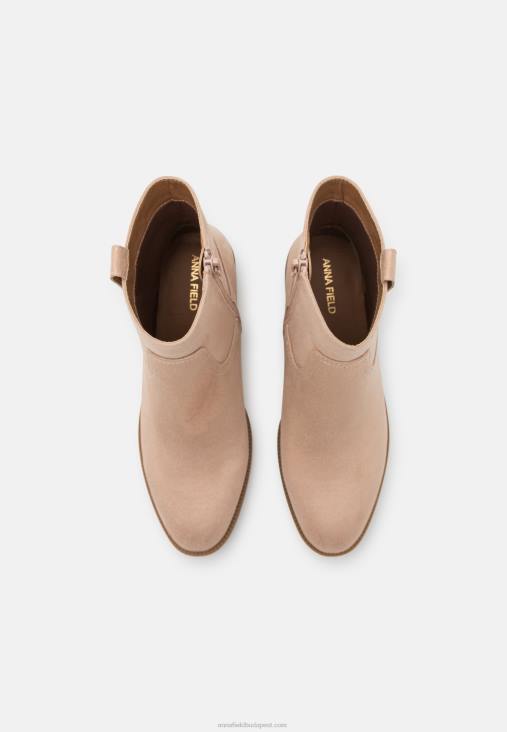 Anna Field nők klasszikus bézs bokacsizma RTVD1942