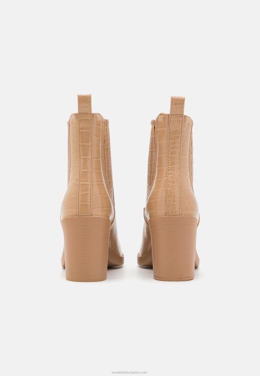 Anna Field nők klasszikus bézs bokacsizma RTVD1951