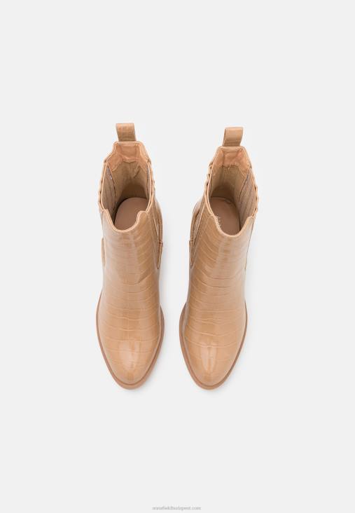 Anna Field nők klasszikus bézs bokacsizma RTVD1951