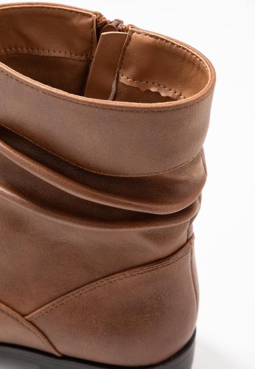 Anna Field nők klasszikus bokacsizma konyak RTVD1903