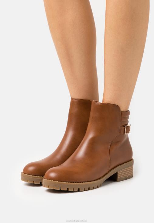 Anna Field nők klasszikus bokacsizma konyak RTVD1948