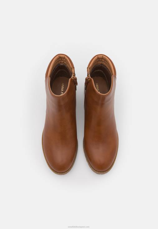 Anna Field nők klasszikus bokacsizma konyak RTVD1948