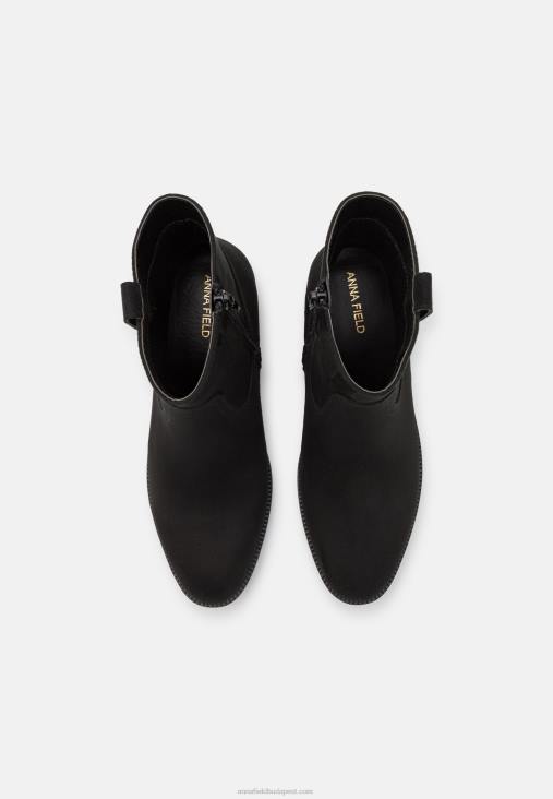 Anna Field nők klasszikus fekete bokacsizma RTVD1896