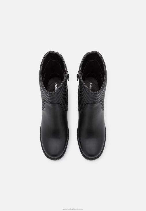 Anna Field nők klasszikus fekete bokacsizma RTVD1909
