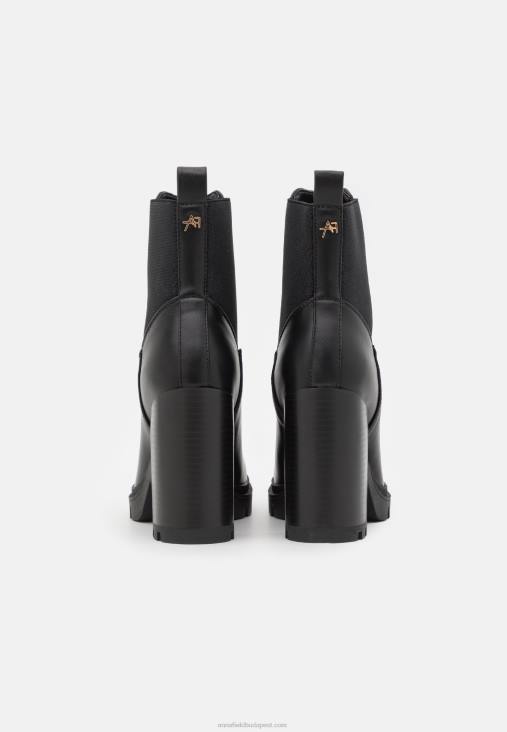 Anna Field nők klasszikus fekete bokacsizma RTVD1917