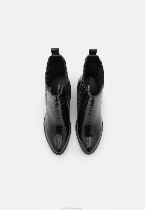 Anna Field nők klasszikus fekete bokacsizma RTVD1970