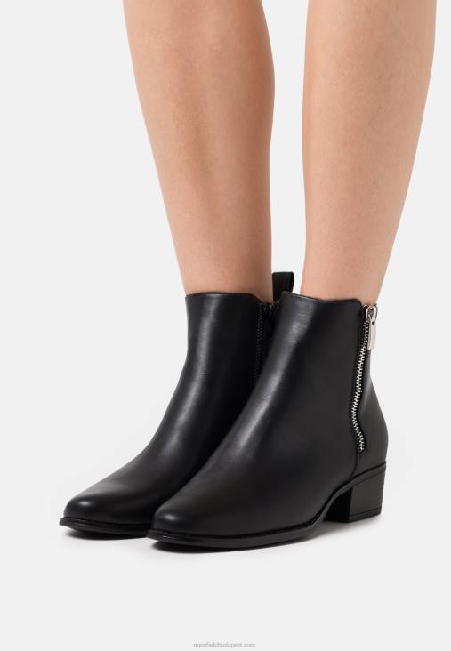 Anna Field nők klasszikus fekete bokacsizma RTVD1990