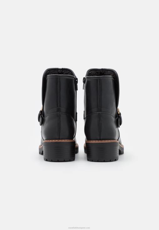 Anna Field nők komfort téli csizma klasszikus bokacsizma fekete RTVD2001