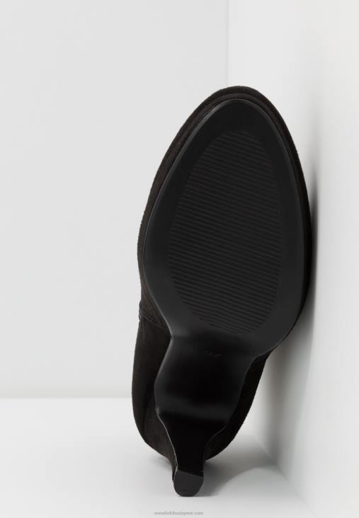 Anna Field nők magas sarkú bokacsizma fekete RTVD1985