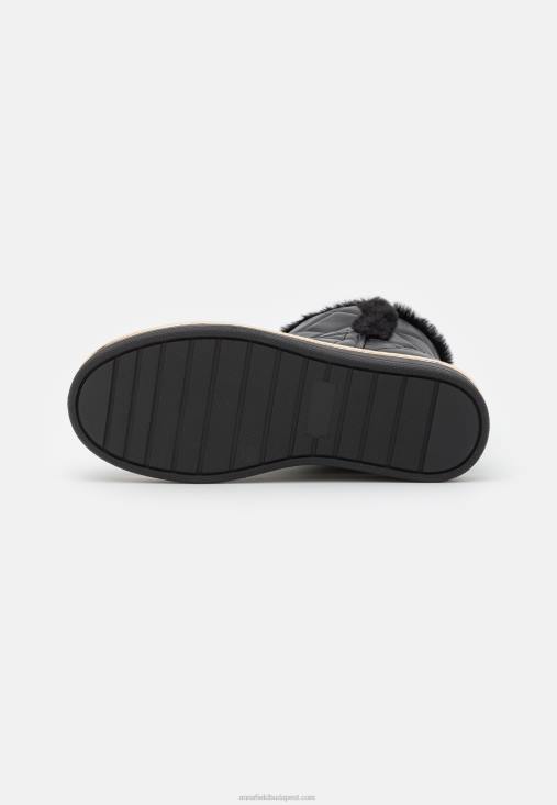 Anna Field nők téli csizma platform bokacsizma fekete RTVD2057