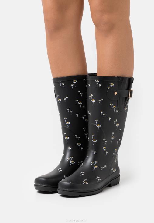 Anna Field nők Wellies fekete RTVD2263