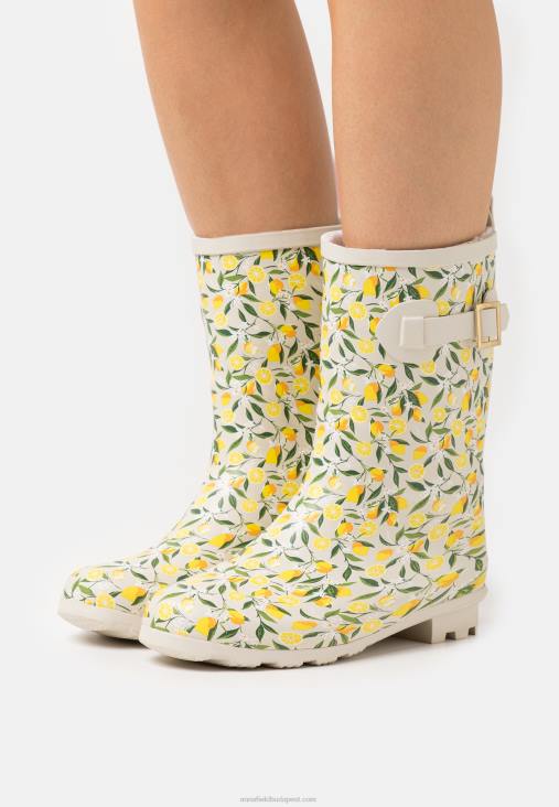 Anna Field nők Wellies sárga/bézs RTVD2269